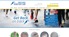 Desktop Screenshot of greatneckfamilyfootcare.com